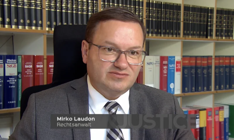 Rechtsanwalt Mirko Laudon, Fachanwalt für Strafrecht und Strafverteidiger in Hamburg und Berlin in RTL Justizdoku